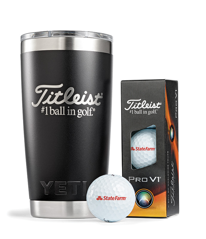 Titleist 3-Ball YETI Tumbler